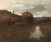 Landschap in de herfst en vijver - Alexander Helwig Wyant — weergave van het kunstwerk