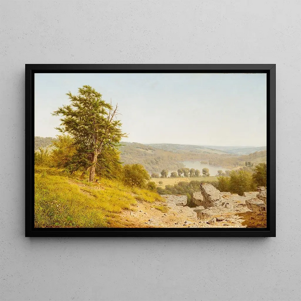 Landscape Painting - Alexander Helwig Wyant — framed artwork on a wall