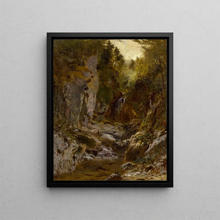 Alexander Helwig Wyant - The Flume Opalescent River Adirondacks.webp