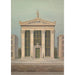 Studie voor de bibliotheek Astor, New York - Alexander Jackson Davis — weergave van het kunstwerk