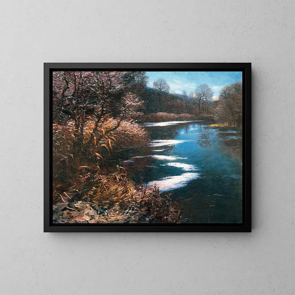 Lac Altwasser near Brixen - Alexander Koester — framed artwork on a wall