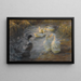 Eenden tussen de riet in een vijver - Alexander Koester — ingelijst kunstwerk aan de muur