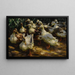 Eenden in de zon - Alexander Koester — ingelijst kunstwerk aan de muur