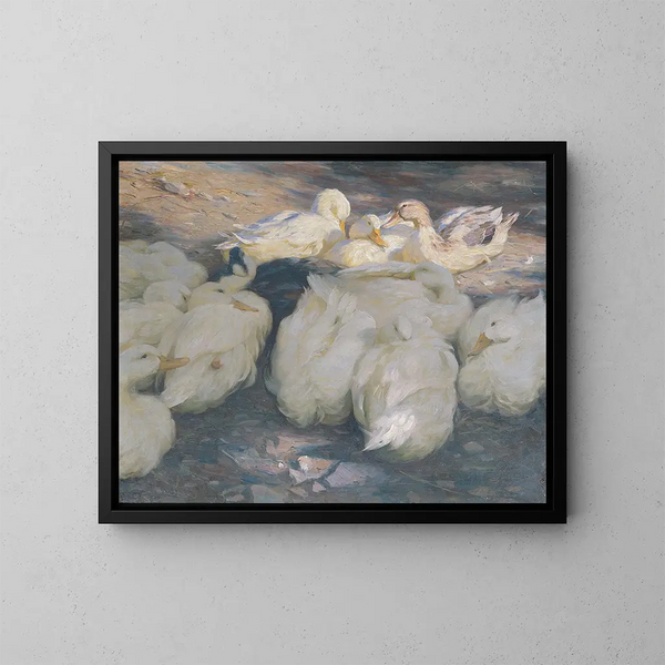 In the Evening Sunlight - Alexander Koester — framed artwork on a wall