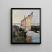 Zeilboot Nederland - Alexander Koester — ingelijst kunstwerk aan de muur