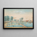 Uitzicht op de suikerrietplantage Catharina Sophia - Alexander Ludwich Brockmann — ingelijst kunstwerk aan de muur