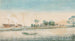 Vue sur la plantation de sucre Catharina Sophia depuis l'eau - Alexander Ludwich Brockmann — weergave van het kunstwerk