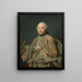 Baron de Neubourg Cromire - Alexander Roslin — ingelijst kunstwerk aan de muur