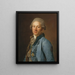 Christopher Bogislaus Zibet - Alexander Roslin — ingelijst kunstwerk aan de muur