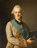 Broer van hertog Frederik-Adolphe Gustave III - Alexander Roslin — weergave van het kunstwerk