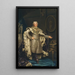 Gustave III 1746-1792, koning van Zweden - Alexander Roslin — ingelijst kunstwerk aan de muur