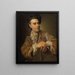 De Franse schilder Claude Joseph Vernet - Alexander Roslin — ingelijst kunstwerk aan de muur