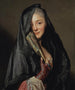 De Dame met de sluier, de vrouw van de kunstenaar - Alexander Roslin — weergave van het kunstwerk