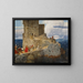 Tour de Maurenturm sur la côte espagnole - Alexander Rothaug — framed artwork on a wall