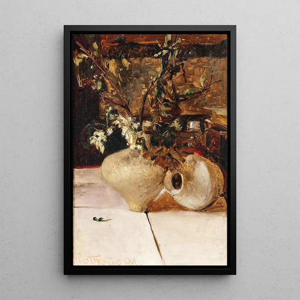 Reproduction of the painting Still life with vases - Alexander Rothaug