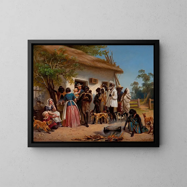 A scene in South Australia - Alexander Schramm — framed artwork on a wall