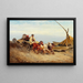 Terugkeer van de Hongaarse boeren - Alexander von Bensa — ingelijst kunstwerk aan de muur