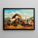 Marktdag - Alexander von Bensa — ingelijst kunstwerk aan de muur