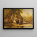 Oosterse figuren rustend - Alexandre-Gabriel Decamps — ingelijst kunstwerk aan de muur
