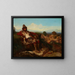 Bergère des Abruzzes - Alexandre-Gabriel Decamps — ingelijst kunstwerk aan de muur