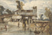 Landschap met watermolen - Alexandre-Gabriel Decamps — weergave van het kunstwerk