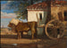 Bœufs devant une ferme au Verrier - Alexandre-Gabriel Decamps — weergave van het kunstwerk
