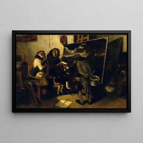 Les Experts - Alexandre-Gabriel Decamps — framed artwork on a wall
