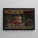Kies het diner - Alexandre-Louis Leloir — ingelijst kunstwerk aan de muur