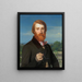 Alfred Bruyas - Alexandre Cabanel — ingelijst kunstwerk aan de muur