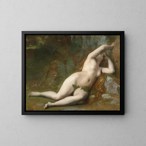 Eva na de val - Alexandre Cabanel — ingelijst kunstwerk aan de muur