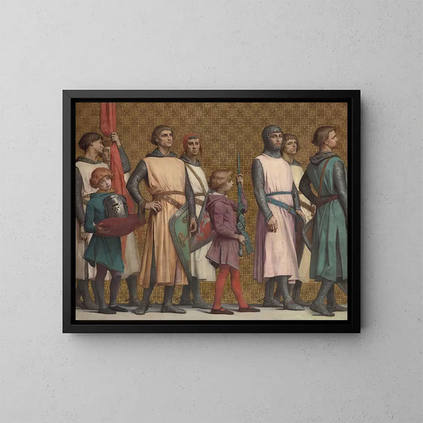 Het leven van Sint Louis - Alexandre Cabanel — ingelijst kunstwerk aan de muur