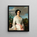 Portret van Meisje Louise Mars - Alexandre Cabanel — ingelijst kunstwerk aan de muur