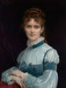 Portret van Meisje Fanny Clapp - Alexandre Cabanel — weergave van het kunstwerk
