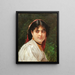 Portret van een jonge Italiaanse vrouw - Alexandre Cabanel — ingelijst kunstwerk aan de muur