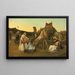 Rebecca en Éliézer - Alexandre Cabanel — ingelijst kunstwerk aan de muur