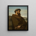 Een jonge Romeinse monnik denker - Alexandre Cabanel — ingelijst kunstwerk aan de muur