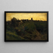 van Montmartre uitzicht, noordwestelijke flank - Alexandre Defaux — ingelijst kunstwerk aan de muur