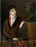 Zelfportret - Alexandre Delatour — weergave van het kunstwerk