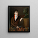 Zelfportret - Alexandre Delatour — ingelijst kunstwerk aan de muur