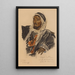 Cheikh Sattane Chef de la tribu Haddidine Palmyre - Alexandre Iacovleff — ingelijst kunstwerk aan de muur