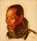 Chinese Vrouw Schilderij - Alexandre Iacovleff — weergave van het kunstwerk