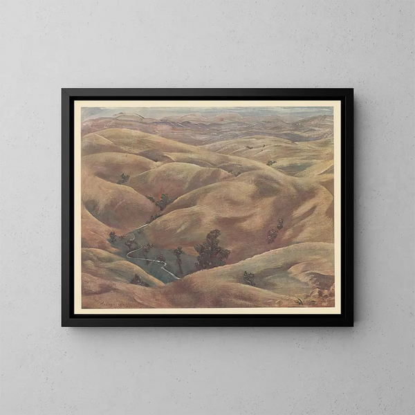 Drawings and paintings of Africa pl. 42 - Alexandre Iacovleff — framed artwork on a wall