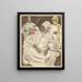 Drawings and paintings of Africa pl. 9 - Alexandre Iacovleff — framed artwork on a wall