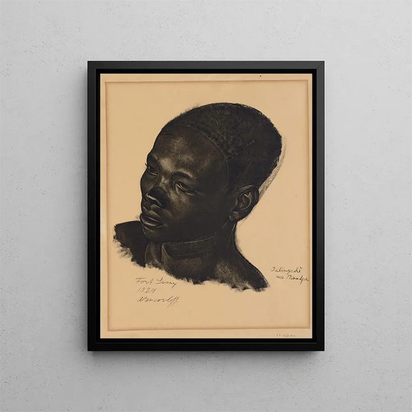Ialingd - Alexandre Iacovleff — ingelijst kunstwerk aan de muur