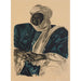 Mohamed Salek genaamd Doud Moura Sultan van Ouadaï Fort Lamy - Alexandre Iacovleff — weergave van het kunstwerk