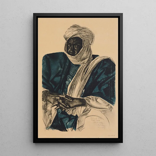 Alexandre Jacovleff - Mohamed Salek dit Doud Moura Sultan du Ouadai Fort Lamy.webp