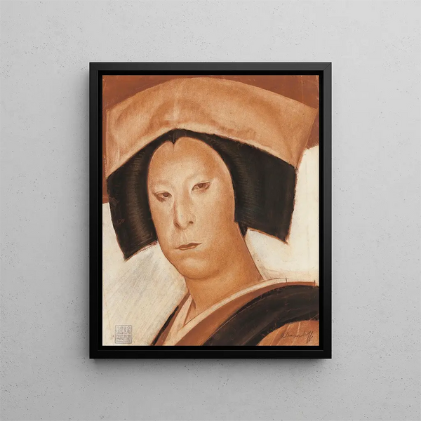 Nakamura Utaemon - Alexandre Iacovleff — ingelijst kunstwerk aan de muur