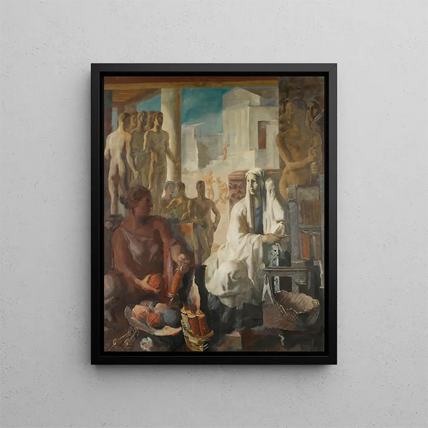Penelope - Alexandre Iacovleff — ingelijst kunstwerk aan de muur