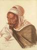 Portret van Mohamed ben Jellul - Alexandre Iacovleff — weergave van het kunstwerk