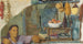 van een winkel op de stoep in Capri - Alexandre Iacovleff — weergave van het kunstwerk